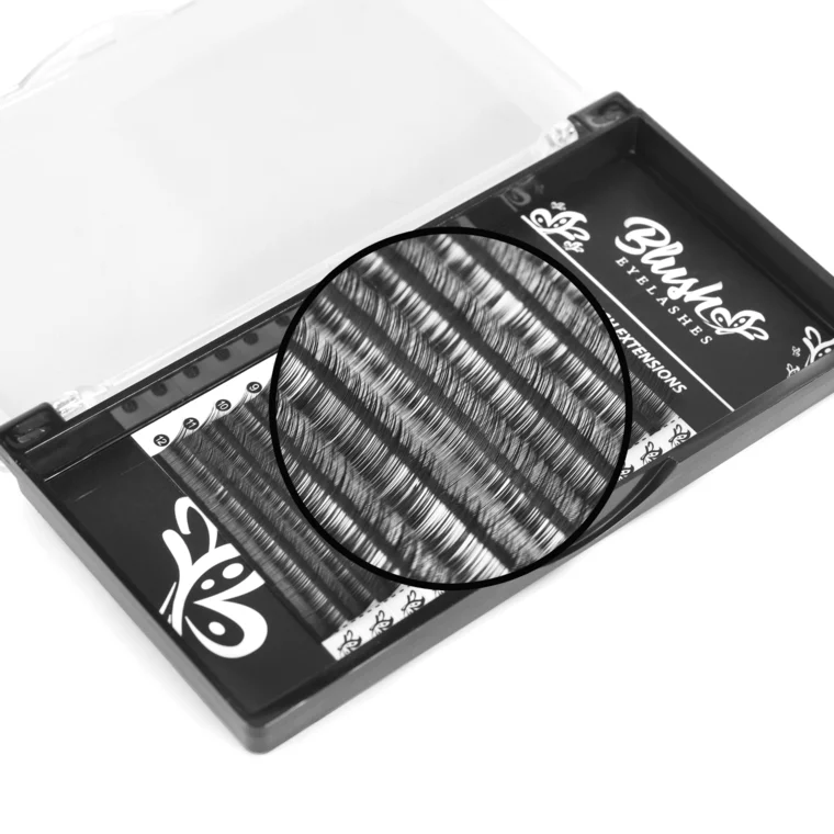 Svilene trepavice za ruski volumen - C kriva 13 mm — slika 2