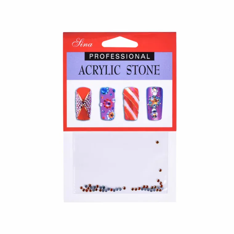 Cirkoni za Nail Art 1.8mm RSA Round 48/1 — Brown RSA48-5 — slika 1