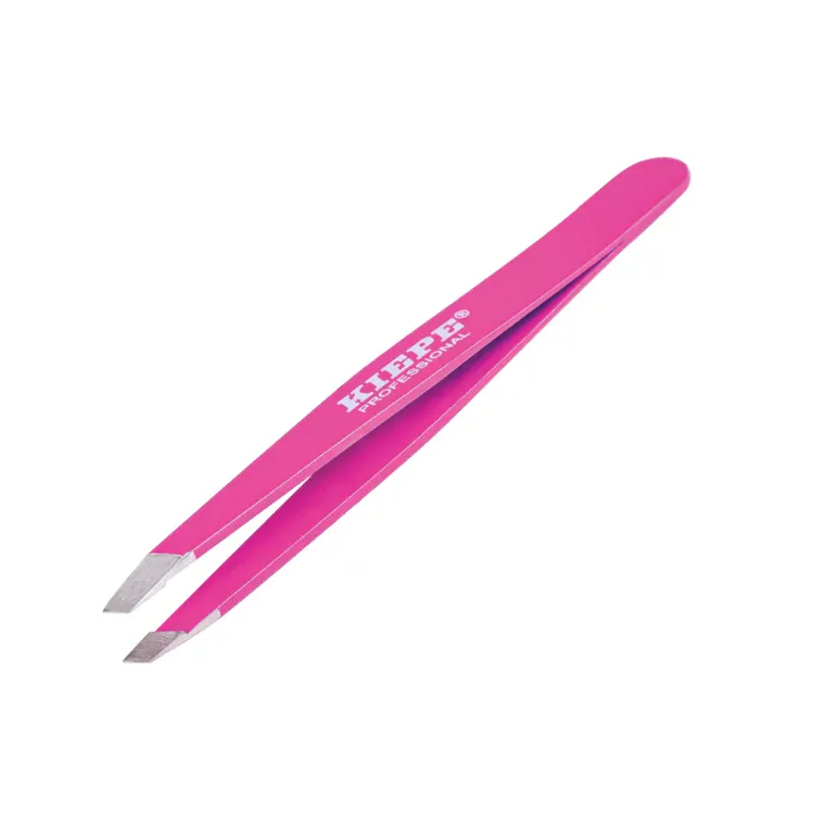 Pinceta za obrve - kosi vrh B-140 — Pink — slika 1