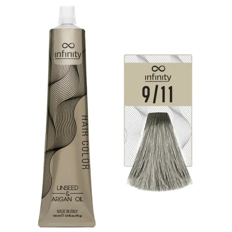 Pepeljaste nijanse - farba za kosu 100 ml — Intenzivno pepeljasta svetloplava 9/11 — slika 1