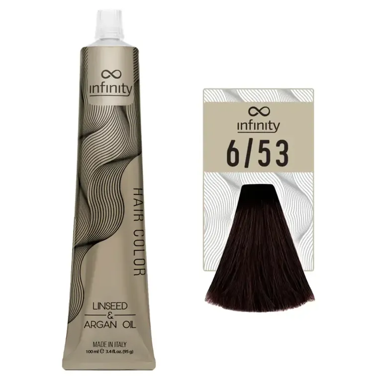 Braon nijanse - farba za kosu 100 ml — Mahagoni kakao 6/53 — slika 1