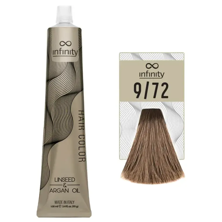 Braon nijanse - farba za kosu 100 ml — Svetla lešnik 9/72 — slika 1