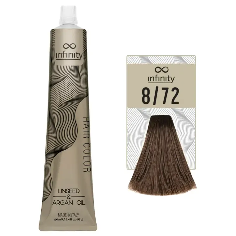 Braon nijanse - farba za kosu 100 ml — Lešnik 8/72 — slika 1