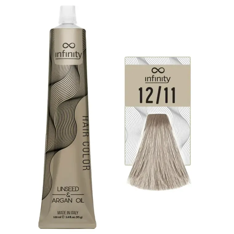 Intenzivne plave nijanse - farba za kosu 100 ml — Izrazita svetla pepeljastoplava 12/11 — slika 1