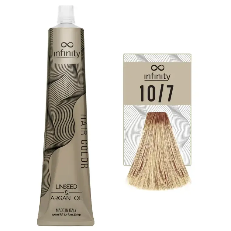 Bež nijanse - farba za kosu 100 ml — Bež izrazito svetloplava 10/7 — slika 1