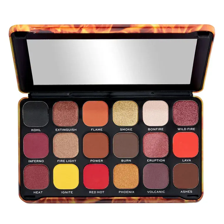 Paleta senki i pigmenata MAKEUP REVOLUTION Forever Flawless Fire 19.8g — slika 1