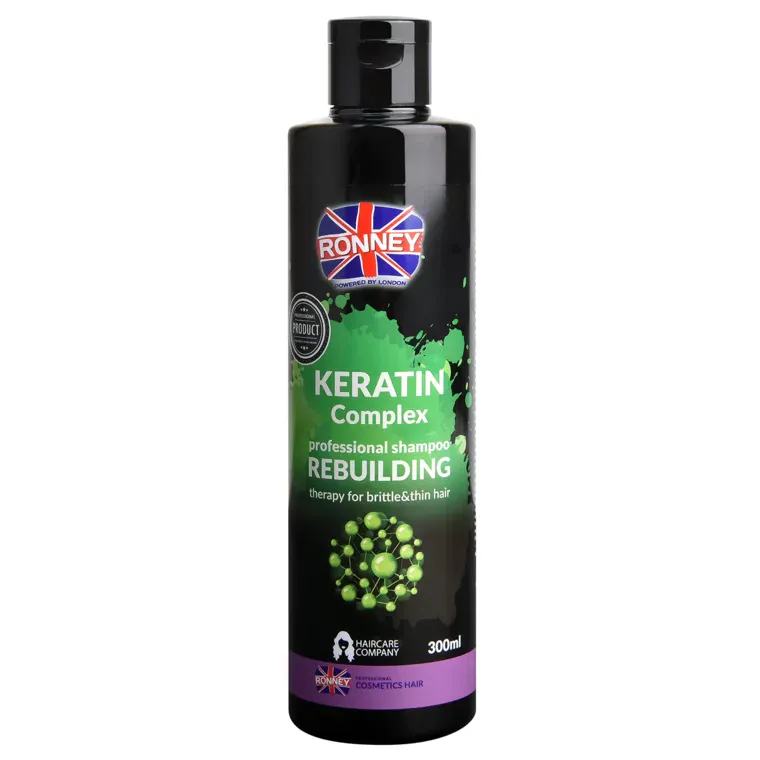 Šampon za obnavljanje tanke i lomljive kose - Keratin Complex — 300 ml — slika 1