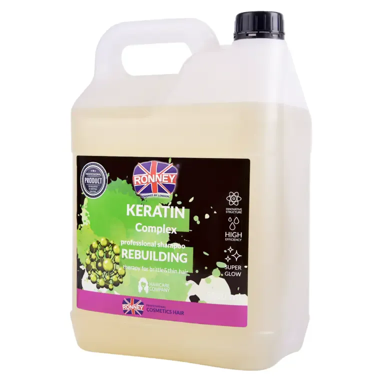 Šampon za obnavljanje tanke i lomljive kose - Keratin Complex — 5000 ml — slika 1
