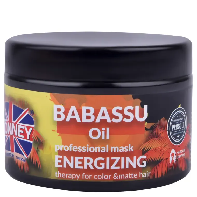Maska za farbanu i kosu bez sjaja - Babassu Oil Energising — 300 ml — slika 1