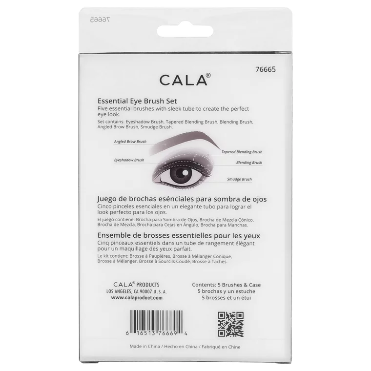 Set četkica za šminkanje CALA Eye Need It Metallic Pink — slika 5