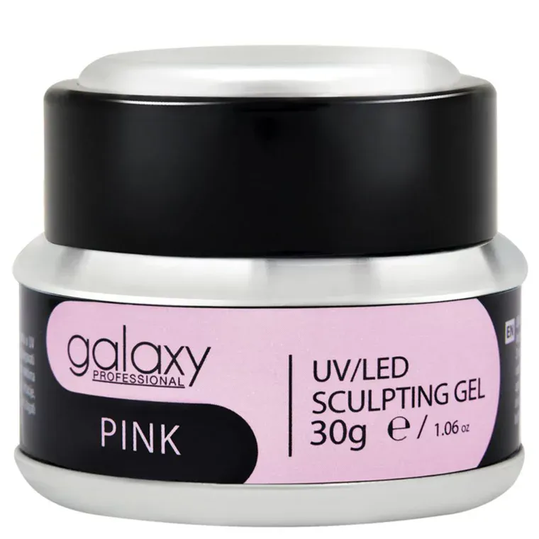 Gradivni gel za nadogradnju noktiju - UV/LED Pink — 30 g — slika 1