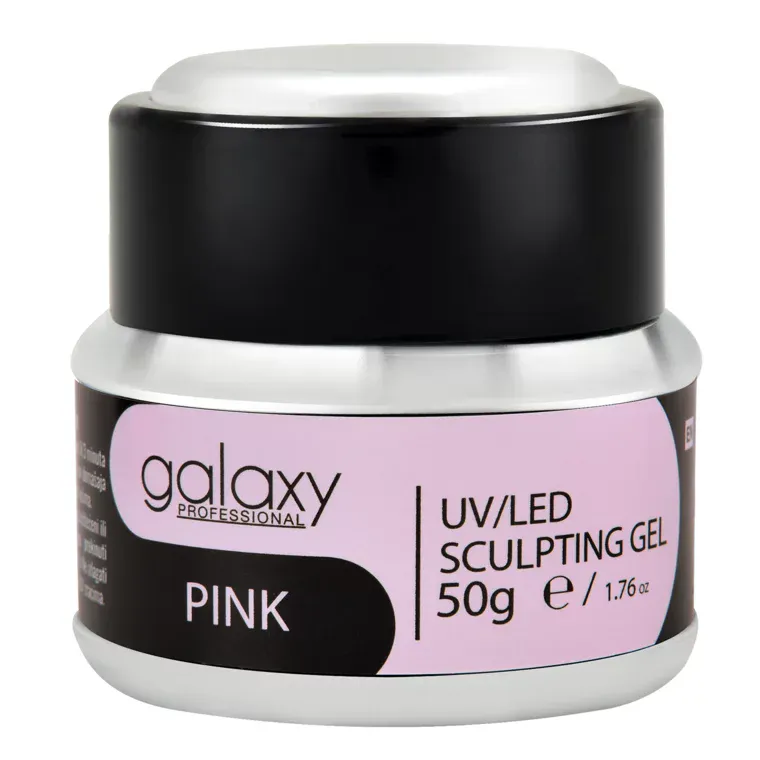 Gradivni gel za nadogradnju noktiju - UV/LED Pink — 50 g — slika 1