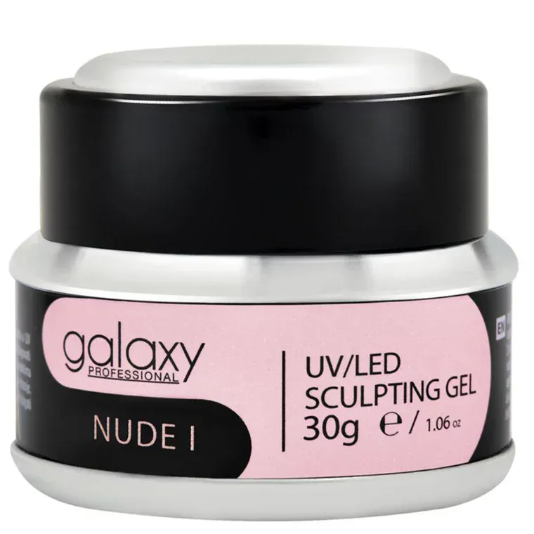 Gradivni kamuflažni gel za nadogradnju noktiju - UV/LED Nude I — 30 g — slika 1