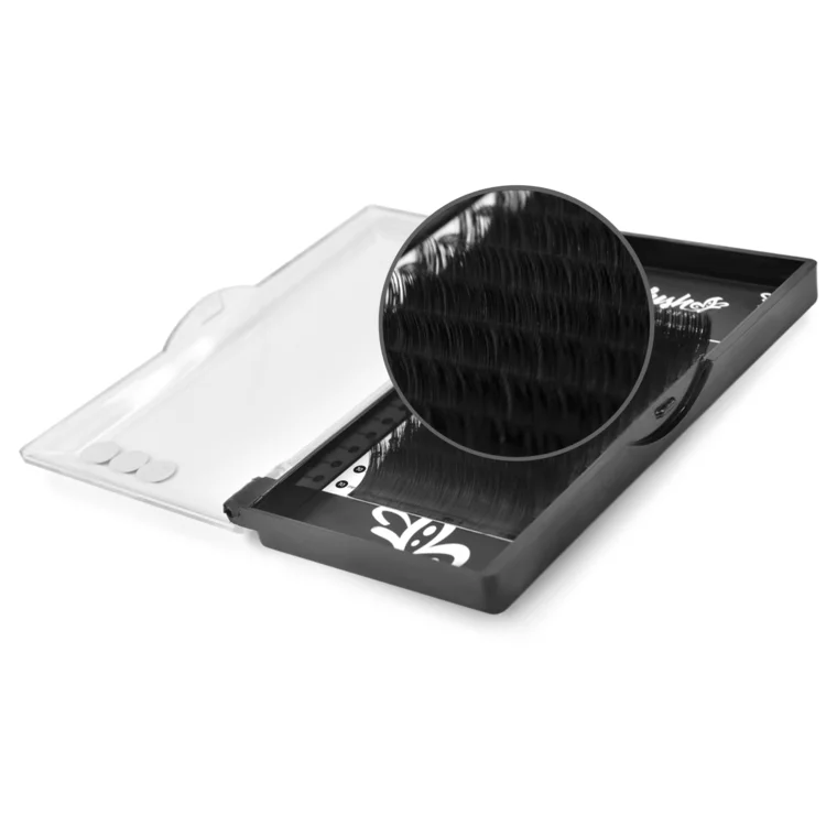 Svilene trepavice za ruski volumen - D kriva 10 mm — slika 2