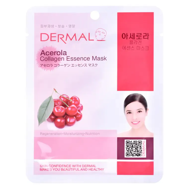 Sheet maska za lice - Collagen Essence acerola — slika 1