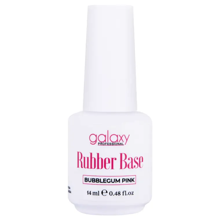 Rubber baza za nokte UV/LED 14 ml — Bubblegum Pink — slika 1