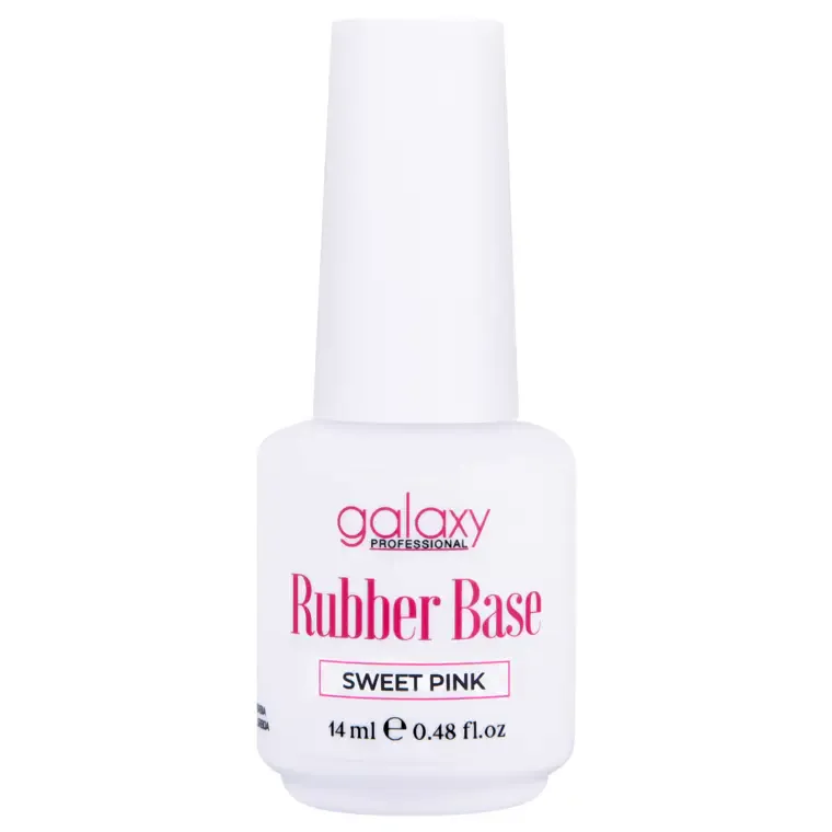 Rubber baza za nokte UV/LED 14 ml — Sweet Pink — slika 1