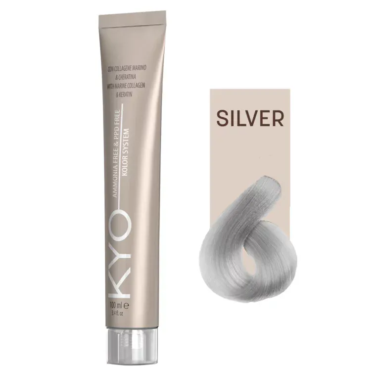 Korektor za farbu za kosu KYO 100ml — Srebrni — slika 1