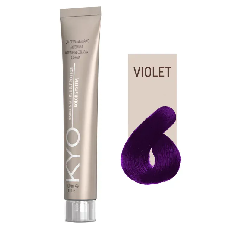Korektor za farbu za kosu KYO 100ml — Ljubičasti — slika 1