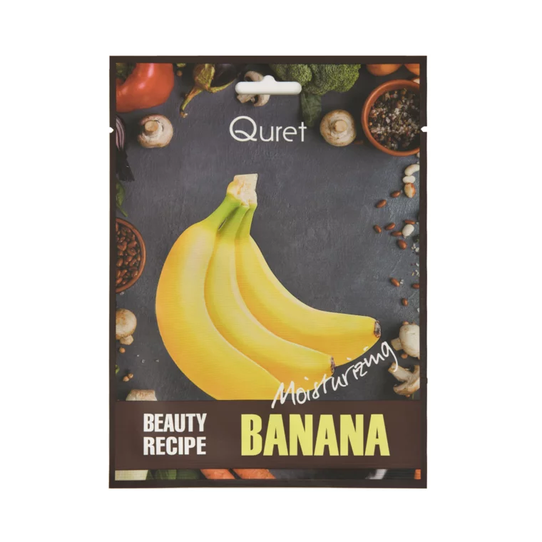 Sheet maska za lice QURET Beauty Recipe banana — slika 1