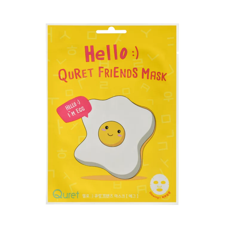 Sheet maska za lice QURET Friends albumin — slika 1