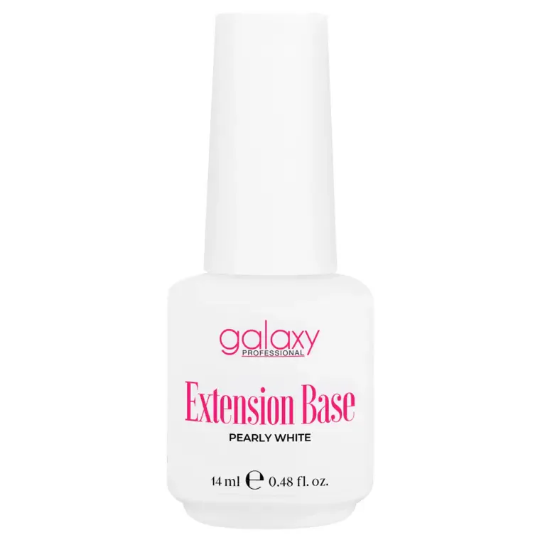 Kamuflažna gradivna baza za nokte LED/UV - Extension Base 14 ml — Pearly White — slika 1