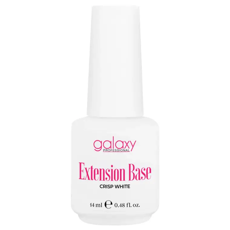 Kamuflažna gradivna baza za nokte LED/UV - Extension Base 14 ml — Crisp White — slika 1