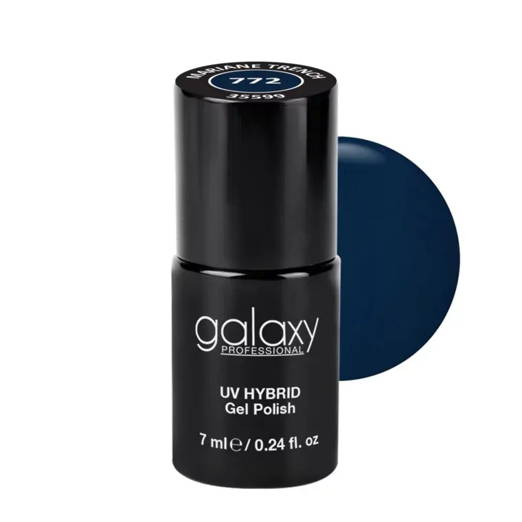 DEEP BLUES - trajni lak za nokte UV/LED Hybrid 7 ml — Mariane Trench S772 — slika 1