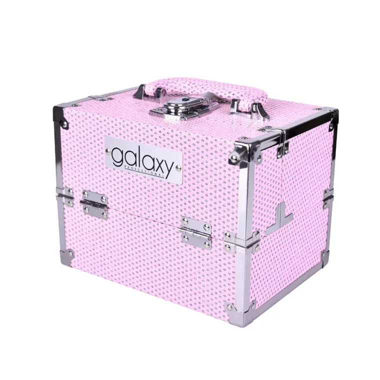 Kozmetički kofer - gliter GLX1286 — Roze — slika 1