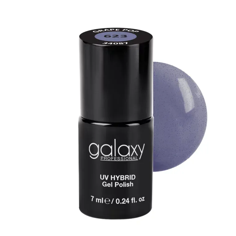 MACARONS - trajni lak za nokte UV/LED Hybrid 7 ml — Grape Pop S623 — slika 1