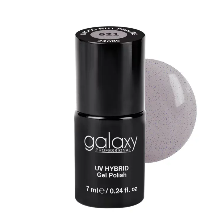 MACARONS - trajni lak za nokte UV/LED Hybrid 7 ml — Choco Nut Praline S621 — slika 1