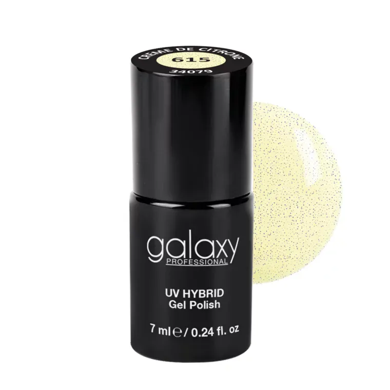 MACARONS - trajni lak za nokte UV/LED Hybrid 7 ml — Creme De Citrone S615 — slika 1