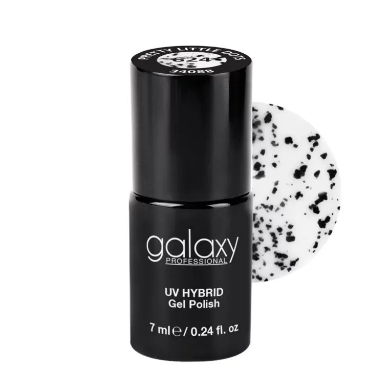 SHELLS - trajni lak za nokte UV/LED Hybrid 7 ml — Pretty Little Dots S624 — slika 1