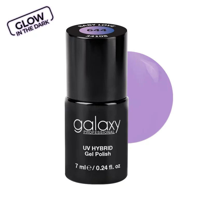 GLOW IN THE DARK - trajni lak za nokte UV/LED Hybrid 7 ml