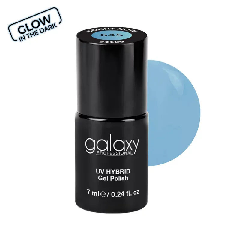 GLOW IN THE DARK - trajni lak za nokte UV/LED Hybrid 7 ml — Bright Now S645 — slika 1