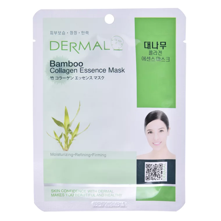 Sheet maska za lice DERMAL Collagen Essence bambus — slika 1