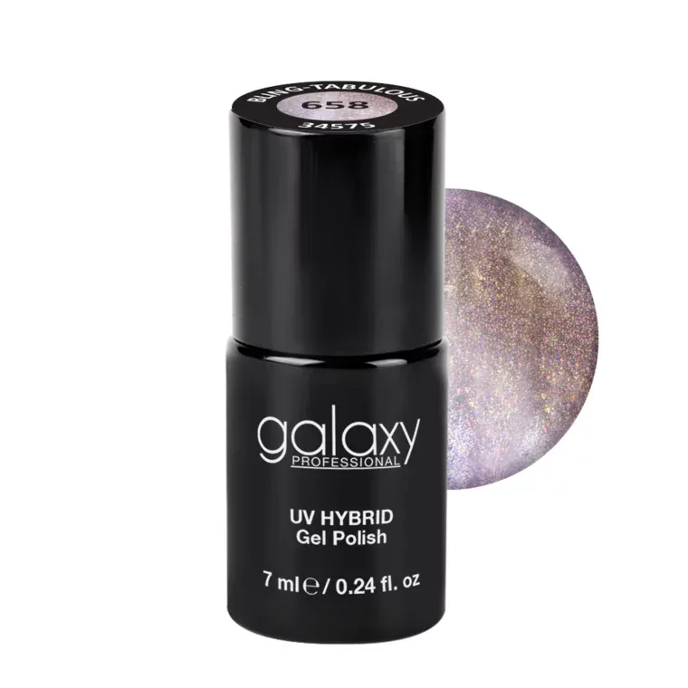 CAT EYE - trajni lak za nokte UV/LED Hybrid 7 ml — Bling-Tabulous S658 — slika 1
