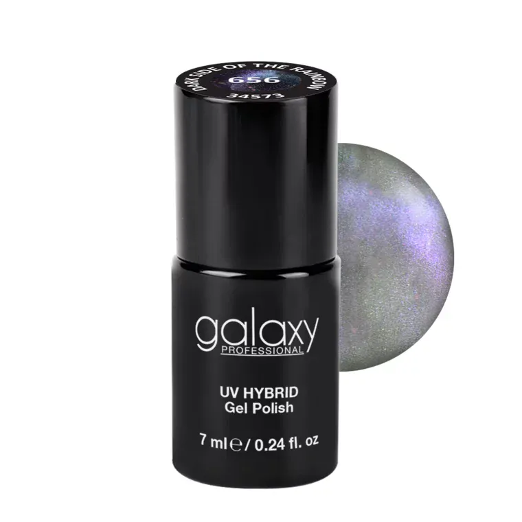 CAT EYE - trajni lak za nokte UV/LED Hybrid 7 ml — Dark Side of the Rainbow S656 — slika 1