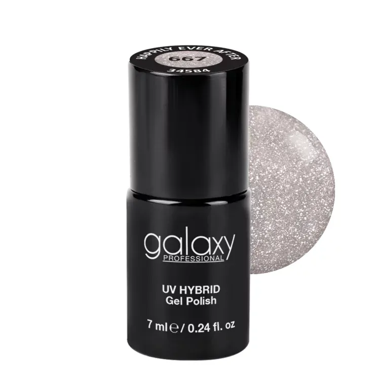 LIGHT REFLECTING - trajni lak za nokte UV/LED Hybrid 7 ml — Happily Ever After S667 — slika 1
