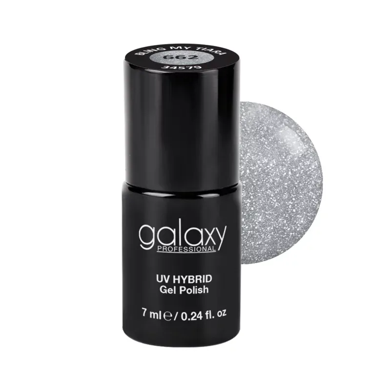 LIGHT REFLECTING - trajni lak za nokte UV/LED Hybrid 7 ml — Bling My Tiara S662 — slika 1