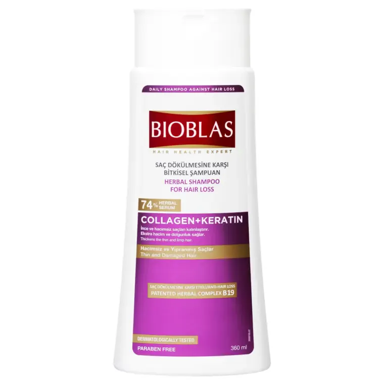 Šampon za volumen kose - kolagen i keratin 360 ml — slika 1
