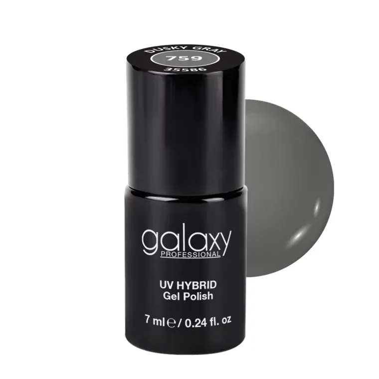 MEET THE GRACE - trajni lak za nokte UV/LED Hybrid 7 ml — Dusky Gray S759 — slika 1