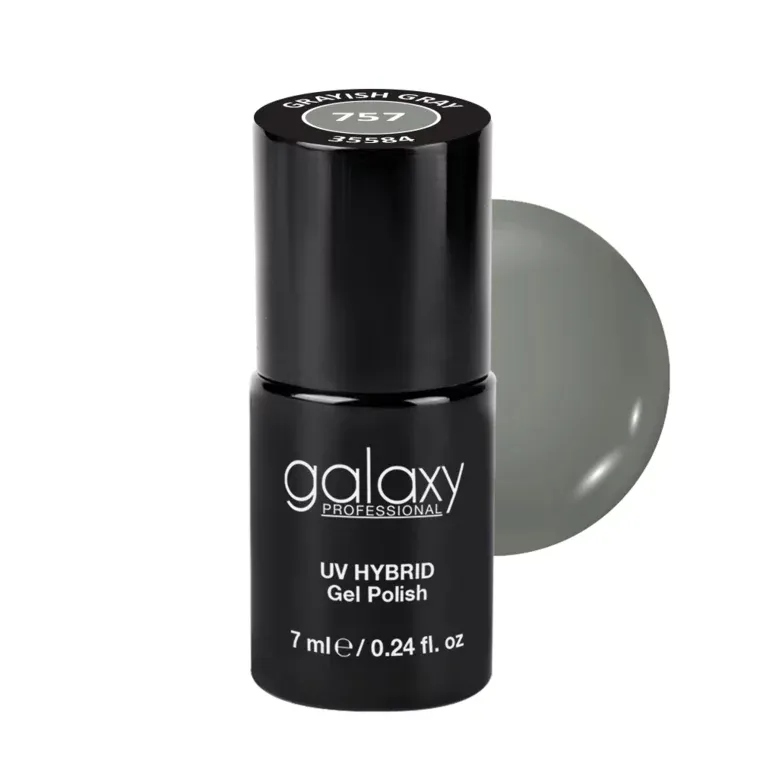 MEET THE GRACE - trajni lak za nokte UV/LED Hybrid 7 ml — Grayish Gray S757 — slika 1