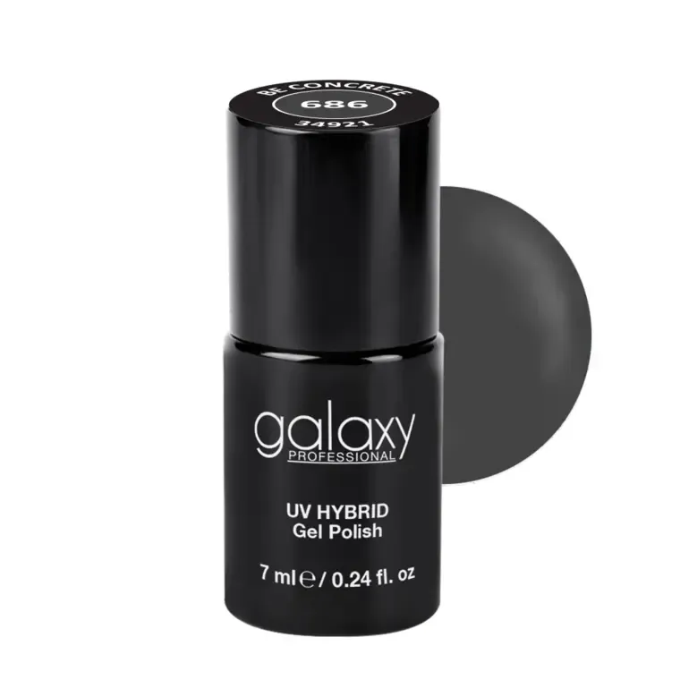 MEET THE GRACE - trajni lak za nokte UV/LED Hybrid 7 ml — Be Concrete S686 — slika 1