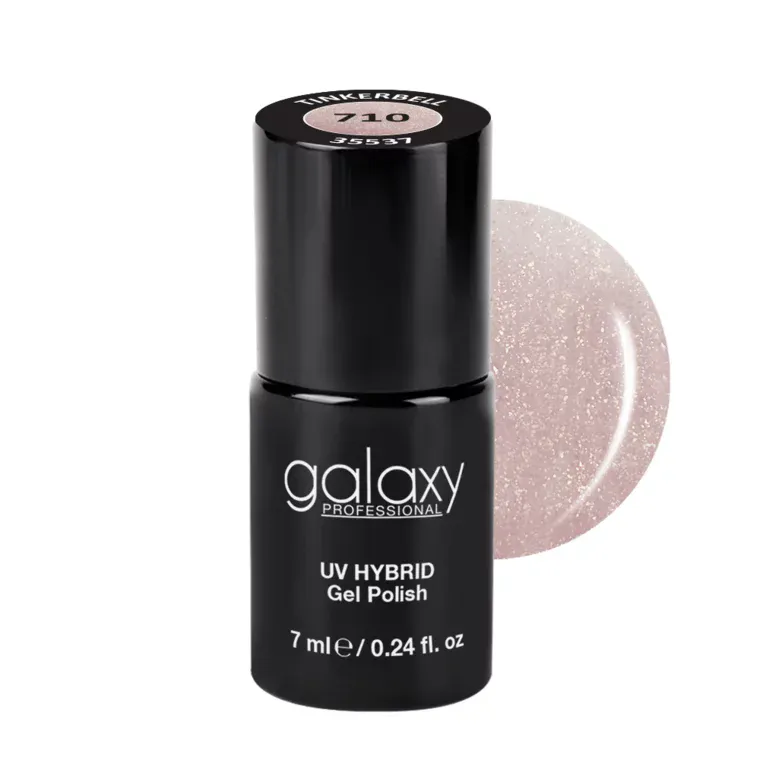 MEET THE GRACE - trajni lak za nokte UV/LED Hybrid 7 ml — Tinkerbell S710 — slika 1