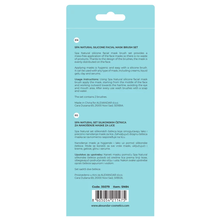 Set silikonskih četkica za nanošenje maske za lice — slika 4