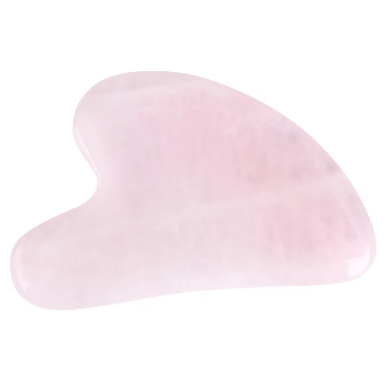 Kamen za masažu lica - Gua Sha rozenkvarc — slika 1