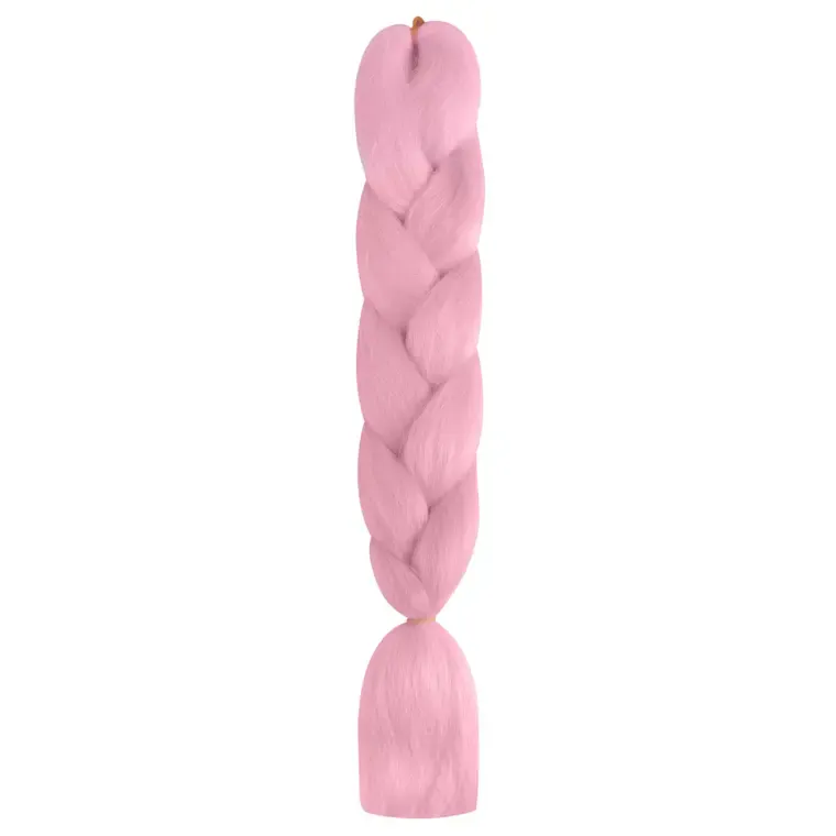 Veštačka kosa za pletenice — Roze — slika 1