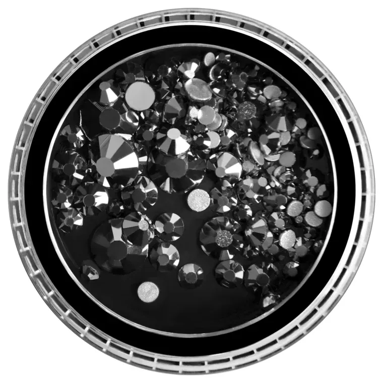 Ukrasi za nokte CRYSP-02 Mix Antracit 175/1 — slika 1