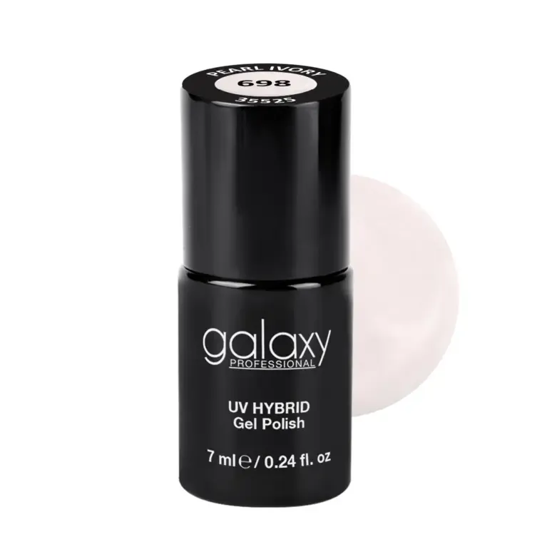 ICE CREAM - trajni lak za nokte UV/LED Hybrid 7 ml — Pearl Ivory S698 — slika 1